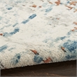 Nourison Concerto 4' x 6' Beige Blue Rust Fabric Modern Area Rug (4' x 6')
