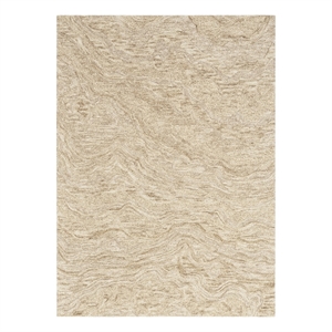Nourison Graceful 63x87&quot Indoor Contemporary Wool Rug in Taupe