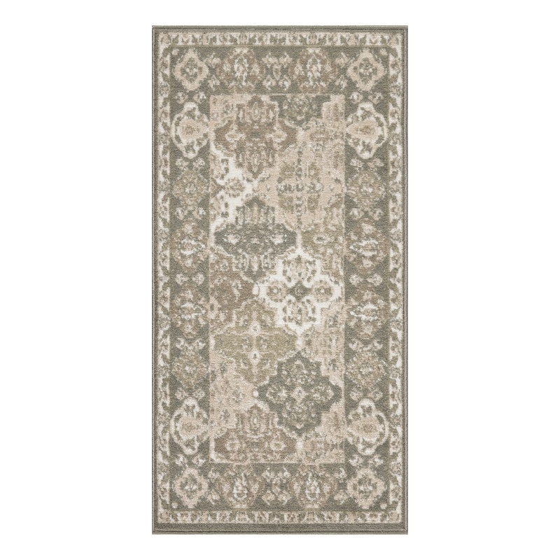 Nourison Grafix 2' x 4' Green Fabric Vintage Area Rug (2' x 4')