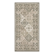 Nourison Grafix 2' x 4' Green Fabric Vintage Area Rug (2' x 4')