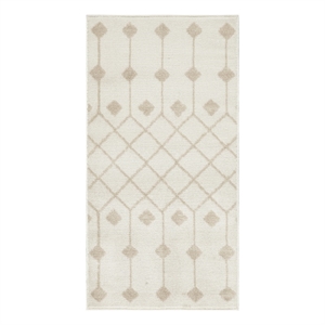 Nourison Grafix 2' x 4' Ivory Beige Fabric Bohemian Area Rug (2' x 4')