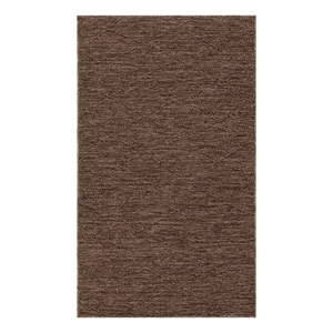 Nourison Practical Solutions 36x60&quot Contemporary Fabric Rug in Mocha Brown