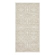 Nourison Jubilant 2' x 4' Ivory Beige Fabric Farmhouse Area Rug (2' x 4')