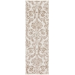 Nourison Jubilant 7' Runner Ivory Beige Fabric Vintage Area Rug (7' Runner)