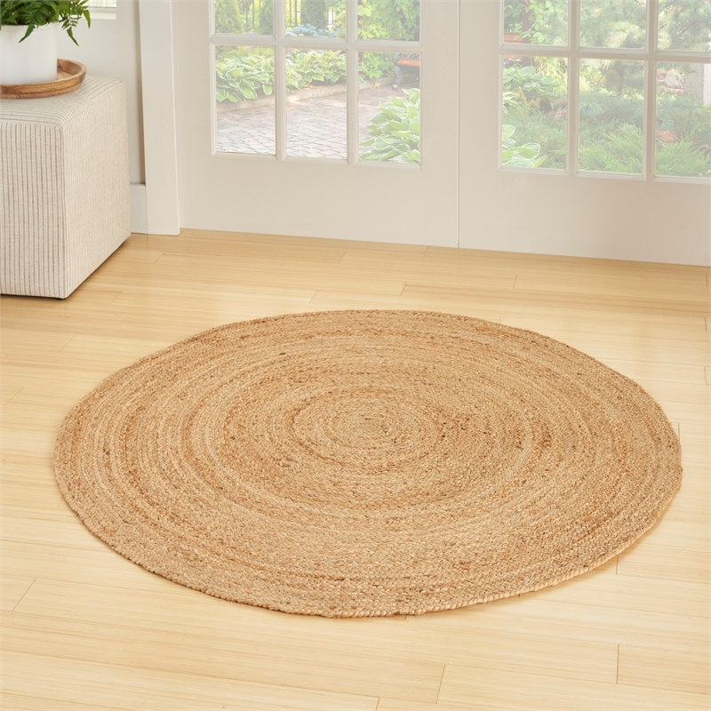 Nourison Natural Jute 36x36