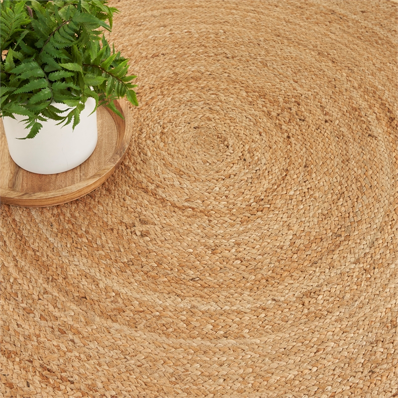 Nourison Natural Jute 36x36