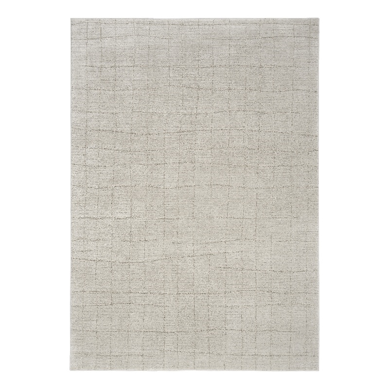 Nourison Santa Cruz 72x108&quot Indoor Contemporary Fabric Rug in Gray