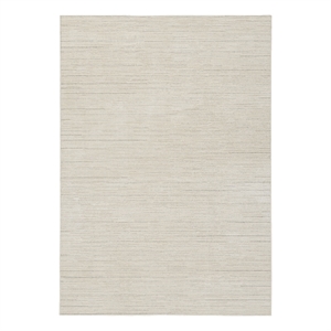 Nourison Santa Cruz 72x108&quot Indoor Contemporary Fabric Rug in Ivory and Gray