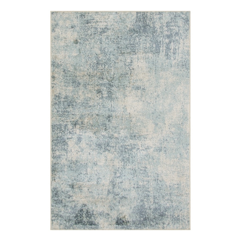 Nourison Home Astra Machine Washable 2' x 4' Area Rug in Blue Ivory