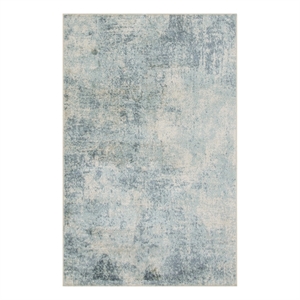 Nourison Home Astra Machine Washable 2' x 4' Area Rug in Blue Ivory