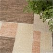 Nourison Home Astra Machine Washable 3' x 5' Beige Multicolor   Area Rug