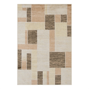 Nourison Home Astra Machine Washable 2' x 4' Beige Multicolor   Area Rug