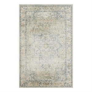 Nourison Home Astra Machine Washable 3' x 5' Light Blue   Area Rug