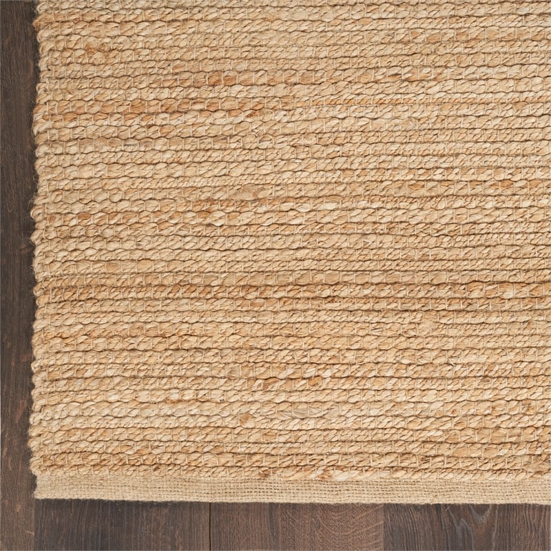 Nourison Home Natural Jute 7' x 10' Natural   Area Rug