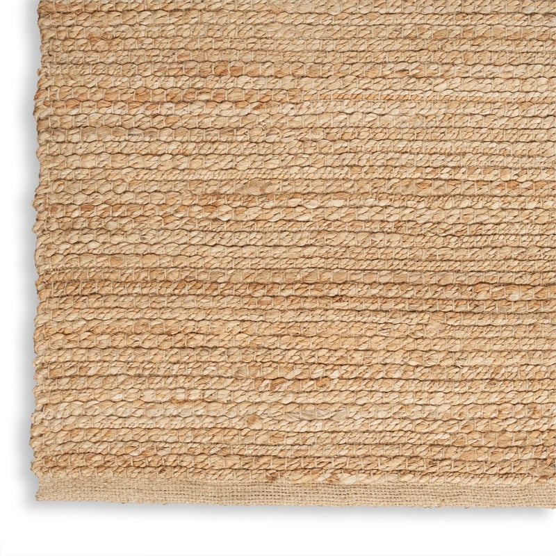 Nourison Home Natural Jute 7' x 10' Natural   Area Rug
