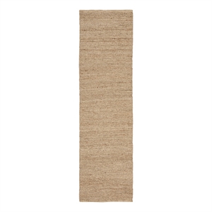 Nourison Home Natural Jute 12' Runner Natural   Area Rug