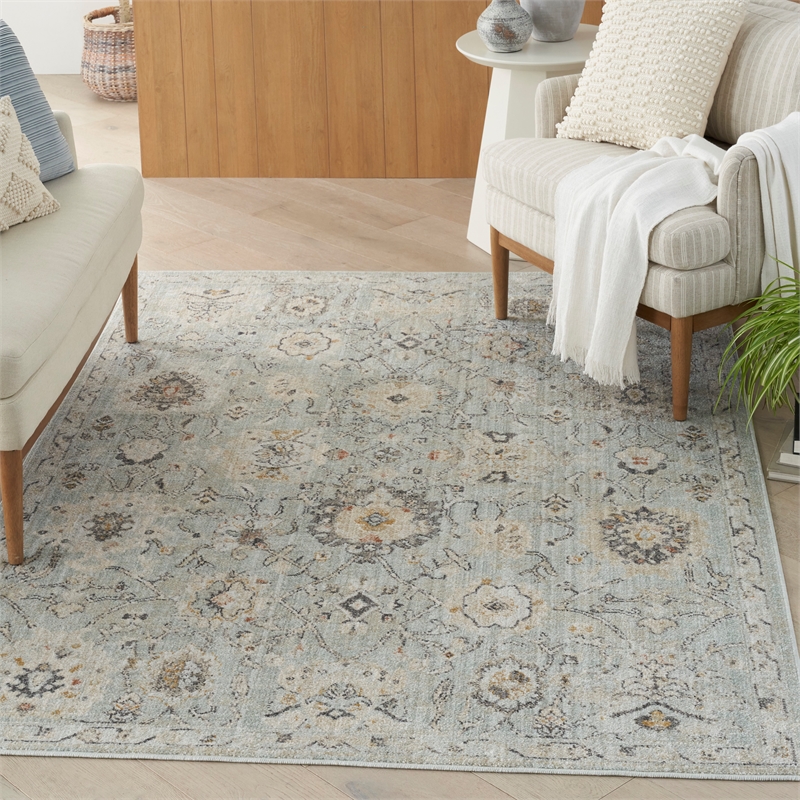 Nourison Home Oushak Home 5' x 7' Mint   Area Rug