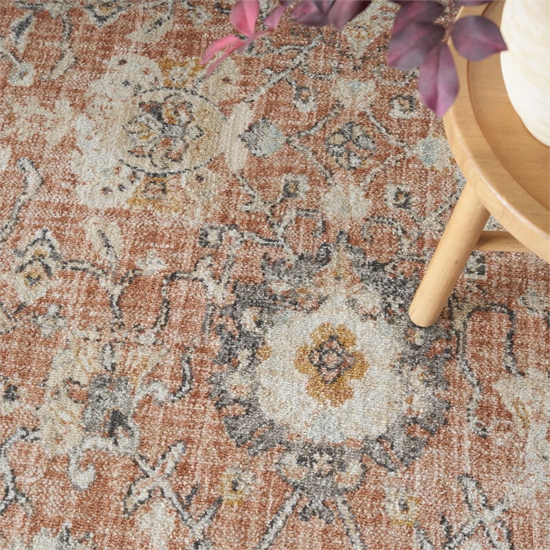 Nourison Home Oushak Home 5' x 7' Rust   Area Rug