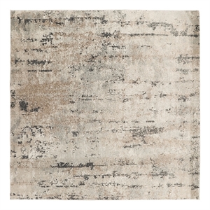 Nourison Concerto 8' x Square Beige Gray Fabric Modern Area Rug (8' Square)