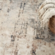 Nourison Concerto 5' x Square Beige Gray Fabric Modern Area Rug (5' Square)