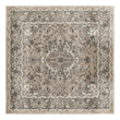 Nourison Concerto 5' x Square Beige Gray Fabric Farmhouse Area Rug (5' Square)