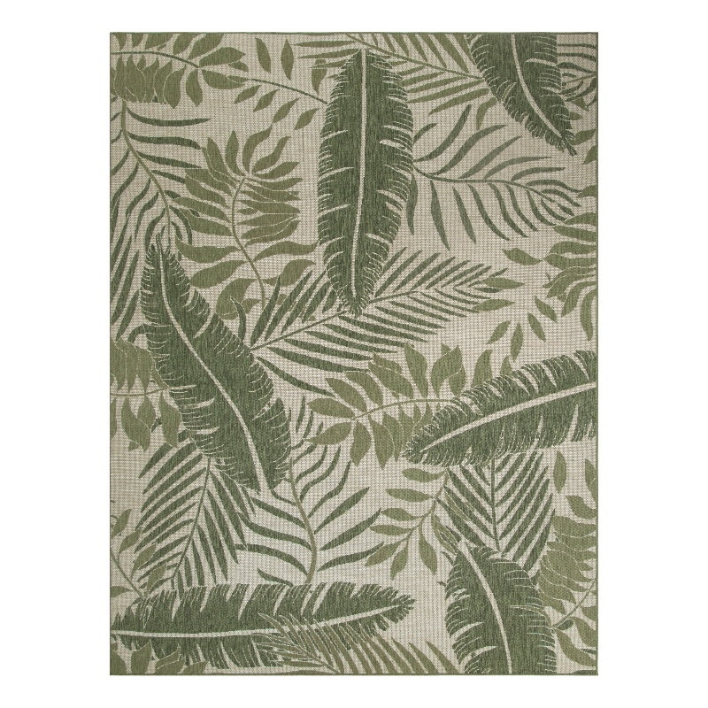 Nourison Home Garden Oasis 9' x 12' Ivory Green   Area Rug