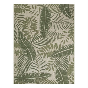 Nourison Home Garden Oasis 9' x 12' Ivory Green   Area Rug