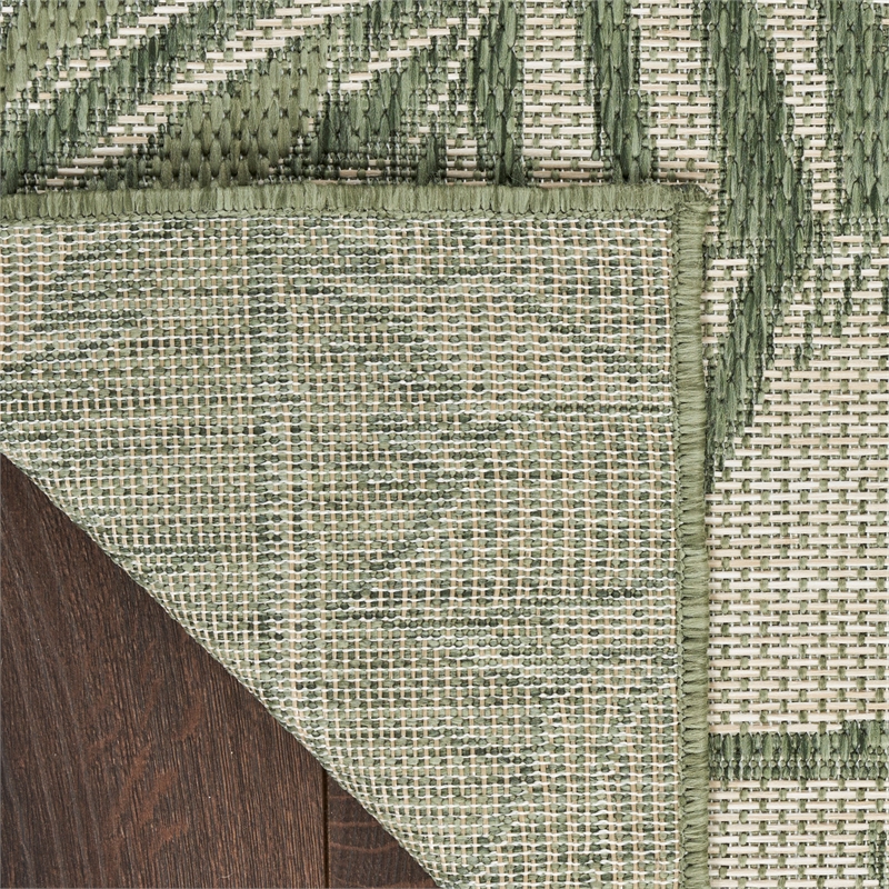 Nourison Home Garden Oasis 9' x 12' Green Ivory   Area Rug