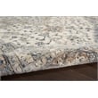 Nourison Concerto 10' x Round Ivory Gray Fabric Farmhouse Area Rug (10' Round)