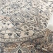 Nourison Concerto 3' x 5' Oval Ivory Gray Fabric Farmhouse Area Rug (5' Oval)