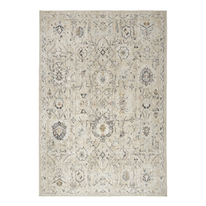 Nourison Home Oushak Home 4' x 6' Cream   Area Rug