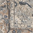 Nourison Concerto 5' x 8' Oval Ivory Gray Fabric Farmhouse Area Rug (8' Oval)