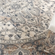 Nourison Concerto 5' x 8' Oval Ivory Gray Fabric Farmhouse Area Rug (8' Oval)