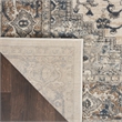 Nourison Concerto 8' x Square Ivory Gray Fabric Farmhouse Area Rug (8' Square)