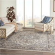 Nourison Concerto 12' x 15' Ivory Gray Fabric Farmhouse Area Rug (12' x 15')
