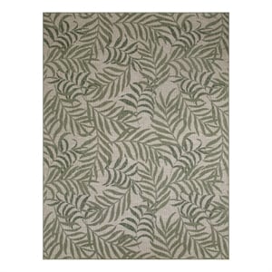 Nourison Home Garden Oasis 8' x 10' Ivory Green   Area Rug