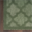 Nourison Easy Care 2' x 4' Green Fabric Modern Area Rug (2' x 4')