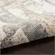 Nourison Home Eco-Friendly 8' x 10' Fabric Ivory Multicolor Area Rug
