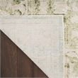 Nourison Home Astra Machine Washable 7' x 9' Fabric Ivory Green Area Rug