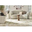 Nourison Home Astra Machine Washable 7' x 9' Fabric Ivory Green Area Rug
