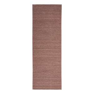 Nourison Home Washable Essentials 6' Runner Fabric Mocha Area Rug