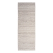 Nourison Home Washable Essentials 6' Runner Fabric Ivory Mocha Area Rug