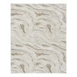 Nourison Home Glam 9' x 12' Fabric Grey Gold Area Rug