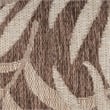Nourison Home Garden Oasis 5' x 7' Fabric Mocha Area Rug