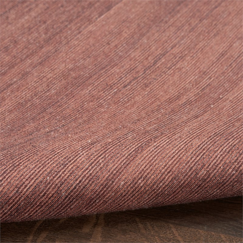 Nourison Home Washable Essentials 6' x 9' Fabric Mocha Area Rug