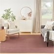 Nourison Home Washable Essentials 6' x 9' Fabric Mocha Area Rug
