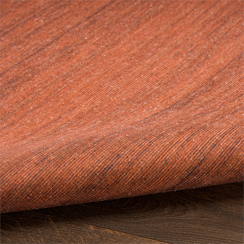 Nourison Home Washable Essentials 8' x 10' Fabric Brick Area Rug