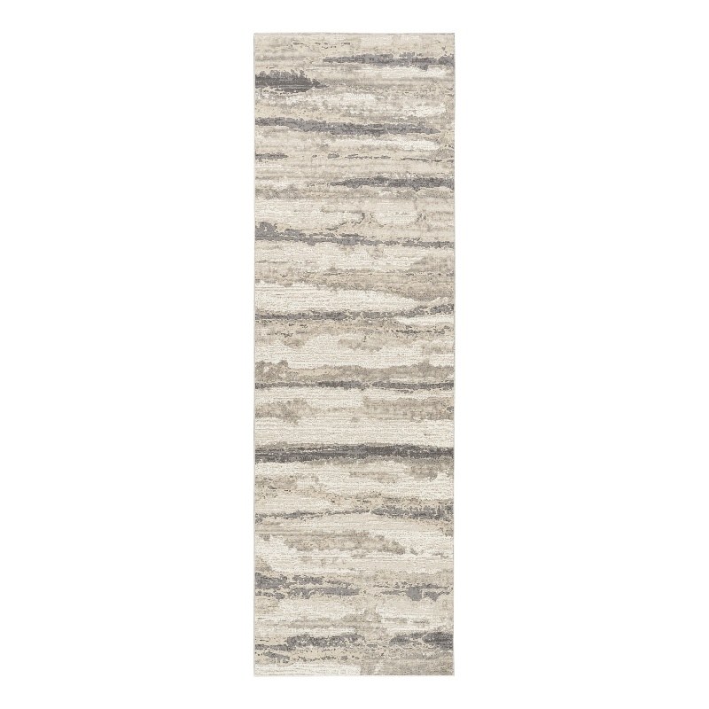 Nourison Home Eco-Friendly 8' Runner Fabric Ivory Multicolor Area Rug
