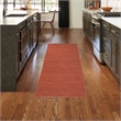Nourison Home Washable Essentials 8' Runner Fabric Brick Area Rug