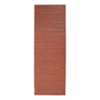 Nourison Home Washable Essentials 8' Runner Fabric Brick Area Rug